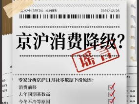 京沪11月社零数据下滑说明消费降级？专家：错！这是暖冬及消费活动前置引发的