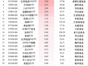 最受青睐ETF：12月13日红利ETF易方达获净申购6.51亿元，工银瑞信深红利ETF获净申购4.07亿元